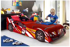 Number 5 special single racing car bed