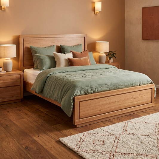 Monti Messmate Timber Bed Frame