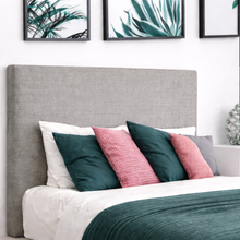 Load image into Gallery viewer, Nowra bedhead in Ramsey Mist fabric