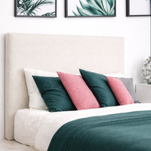 Load image into Gallery viewer, Nowra bedhead in Stamford Chalk fabric