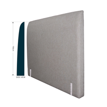 Load image into Gallery viewer, Tarlee bedhead showing simple shape and soft finish
