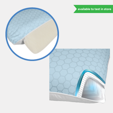 Load image into Gallery viewer, Internal structure of Ardor Cooling PCM memory foam pillow showing cooling layer