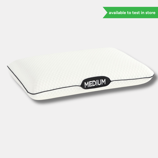 Medium profile memory foam pillow