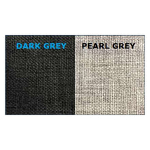 Load image into Gallery viewer, Memphis upholstered bedframe colour options - dark grey or pearl grey