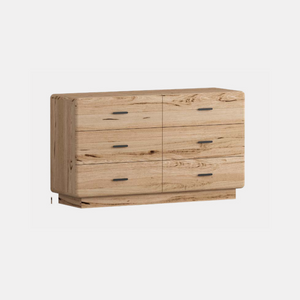 Santorini - messmate timber dresser with curved edge finish
