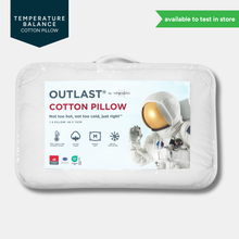 Load image into Gallery viewer, Outlast by Algodon cotton pillow in original packaging