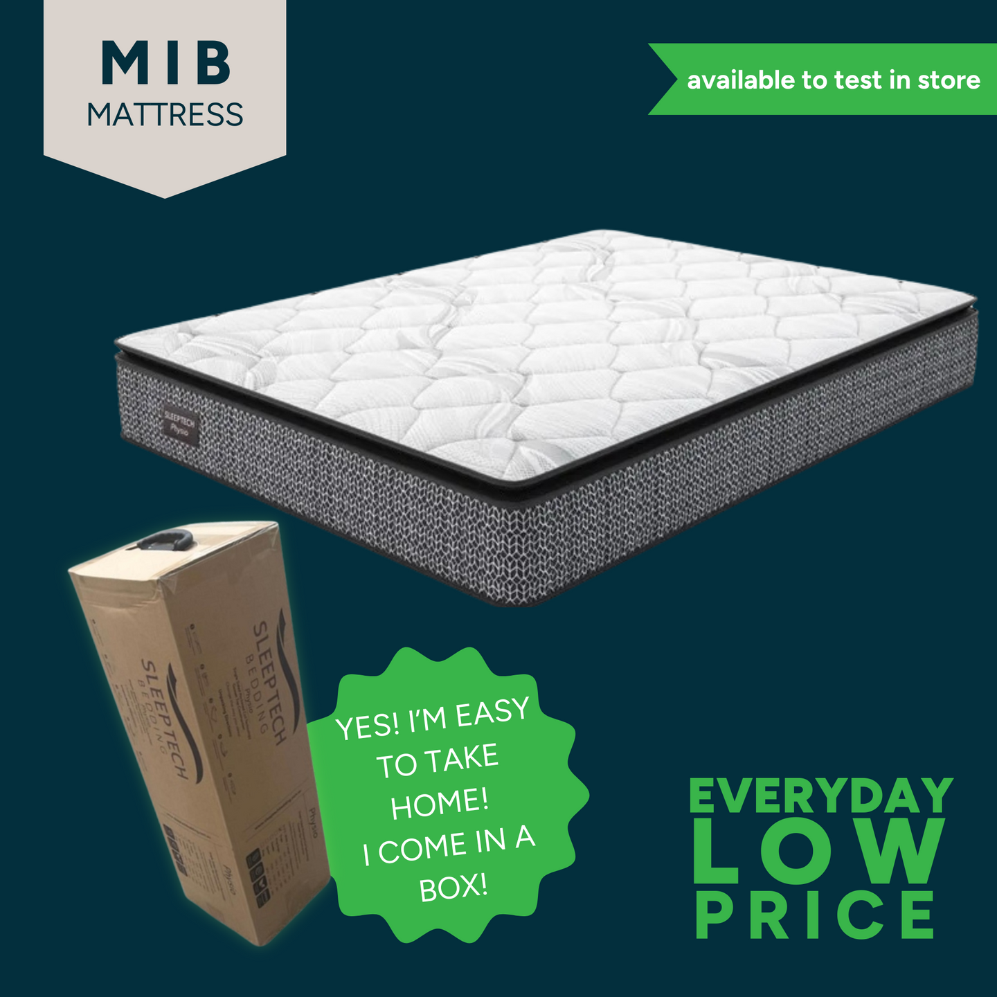 Physiopractic Mattress – Solid Support, Everyday Value
