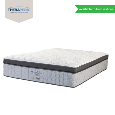 Comfort Switch Mattress by Therapedic Australia displayed on a light background, showing the quilted top panel and modern design — available to test in-store at Sleepdoctor Griffith.