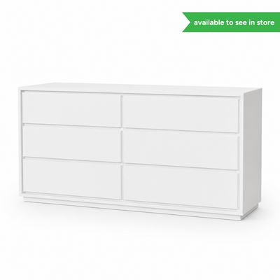 Verona 6 Drawer Low Chest