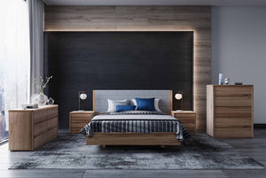 Reiss Timber & Fabric floating bed