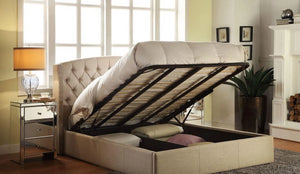 Hampton upholstered storage bed