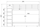 Levin single over double bunk with Trundle, view 5