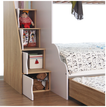 Load image into Gallery viewer, Levin single over double bunk with Trundle