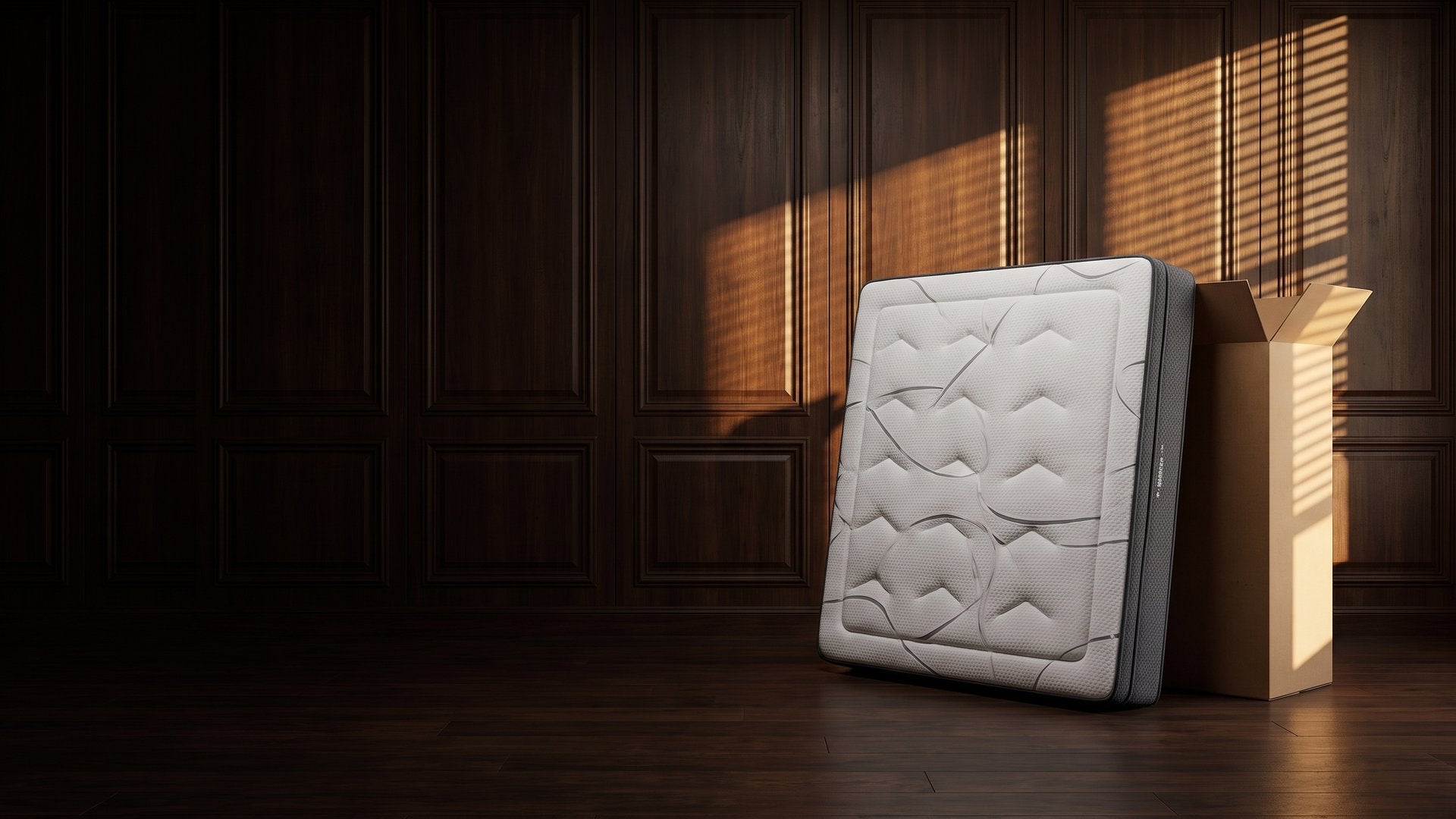 A boxed mattress from the Value Range set up in the Sleep Doctor Griffith showroom