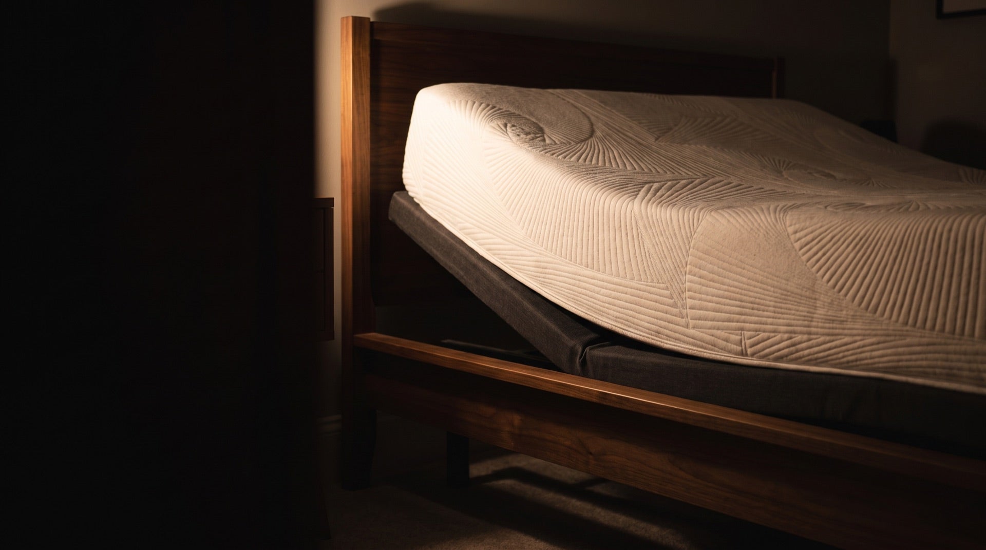 Fits inside your bed frame or stands alone
