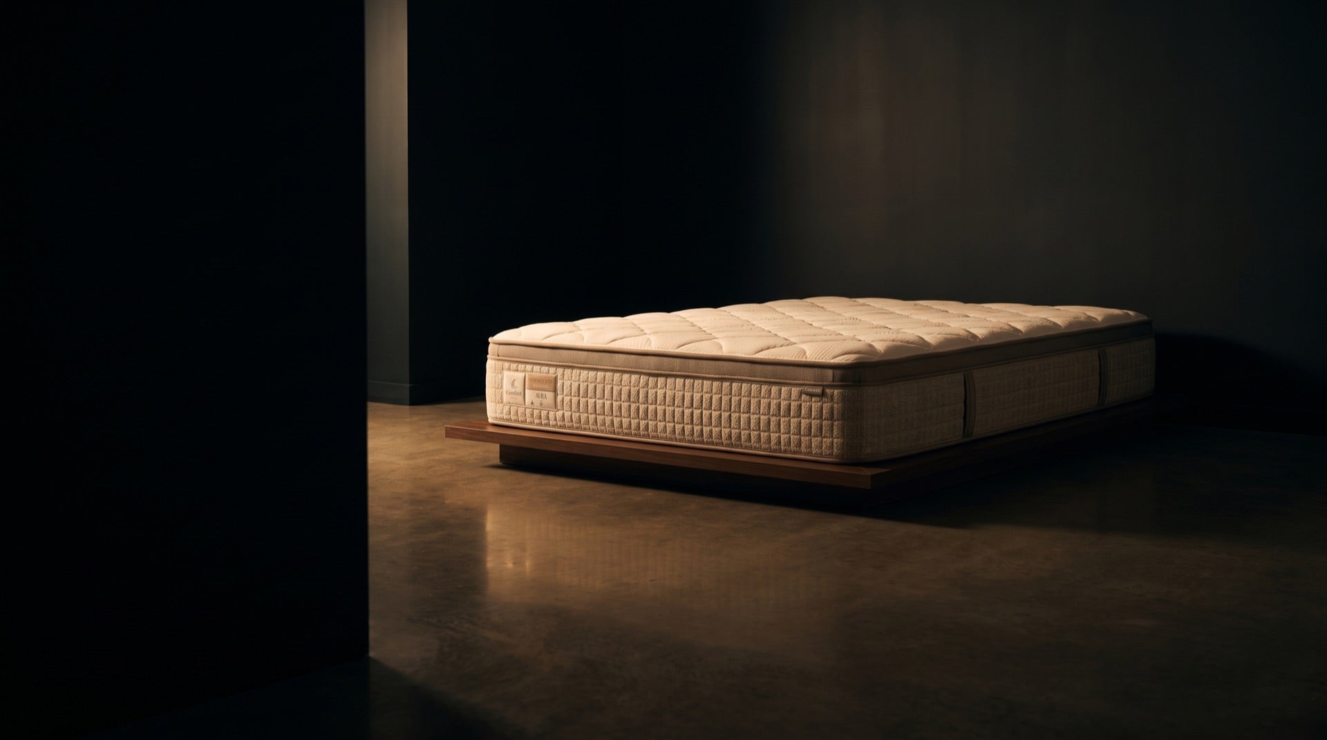 Organic Aura Mattress, fully assembled